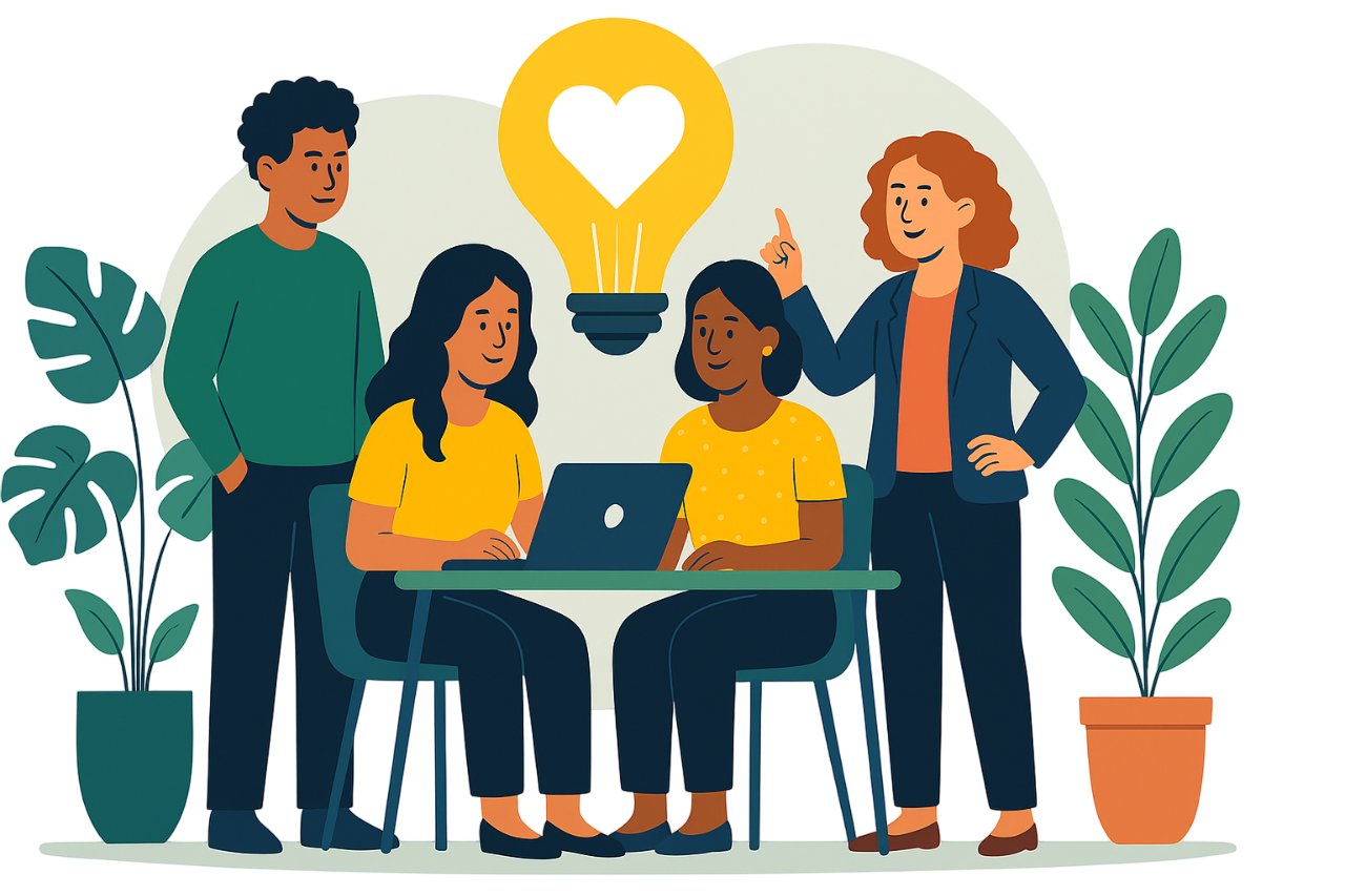 Mental Health Workplace Illustration